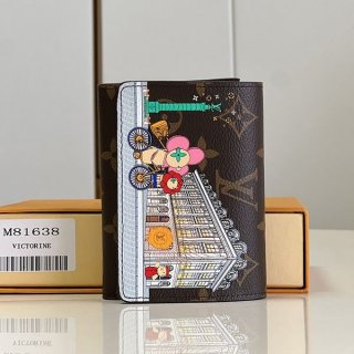 ルイヴィトン クリスマス ポルトフォイユ ヴィクトリーヌ 本物 財布 2色 vus45135