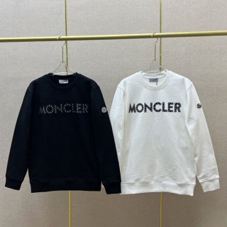 素敵なモンクレール 本物 スウェット トレーナー ロゴ 2色 mor77625