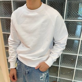 アミ パリス ホワイト トレーナー スウェット 本物 ロゴ ame00634