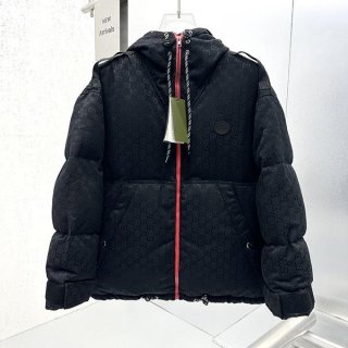 入手困難◇グッチ 本物◇ GGコットンキャンバスパファージャケット gui33510
