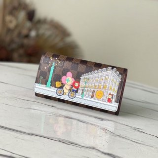 可愛い ルイヴィトン ポルトフォイユサラ NM 長財布 本物 N63551