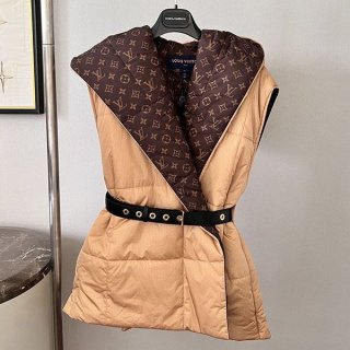 可愛い ルイヴィトンラップコート ダウンベスト 本物 vuz54876