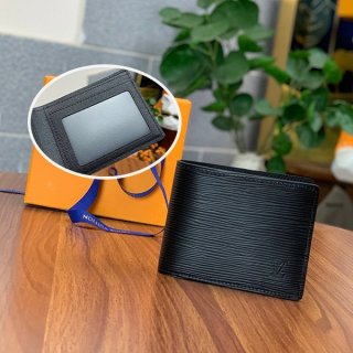 ルイヴィトン 二つ折り財布 本物 エピ M64002
