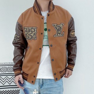 ☆超人気☆ルイヴィトン 本物 ブルゾン ヴァーシティ ジャケット vux94874