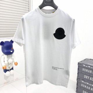 一目惚れ ◆モンクレール◆ロゴ コットン Tシャツ 本物 moo48159