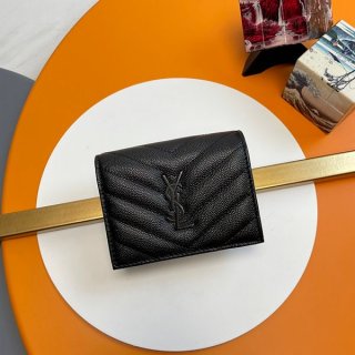 送料込 サンローラン モノグラム コンパクト財布 本物 Sat03132