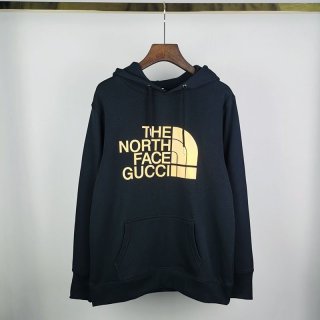 21-22AW グッチ x ノースフェイス コラボフーディー 本物ブラック Nov93939