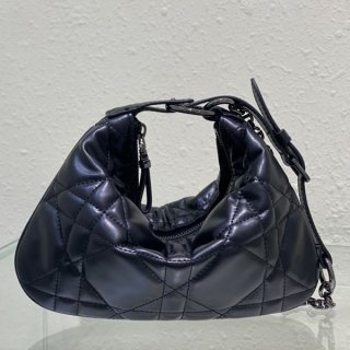 超話題!ディオール ブラック Caro ハンドバッグ 本物 ded33341