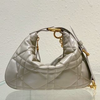 大人気!!新色ディオール グレー Caro ハンドバッグ 本物 dex38493