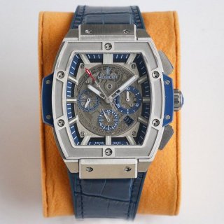 21-22AW ウブロ スピリット オブ ビッグバン チタニウム ブルー 本物 641.NX.7170.LR hui72259