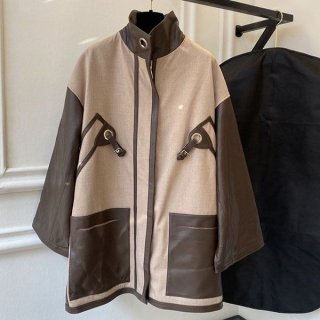 超希少！エルメス ディテール レザージャケット 本物 eru96720