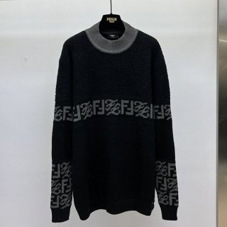 入手困難 フェンディ☆ FFモチーフ コピー ビスコース セーター feq30589 入手困難 フェンディ☆ FFモチーフ コピー ビスコース セーター feq30589