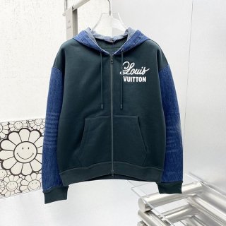 超希少！ルイヴィトン ハイブリッドフーディデニムジャケット 本物 1AAGP8