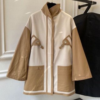 希少色 エルメス ディテール レザージャケット 本物 erd76971