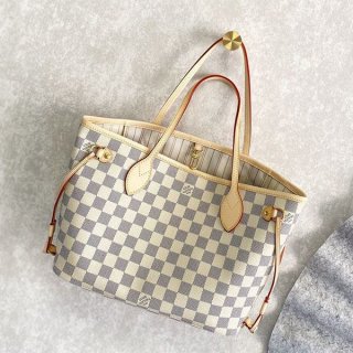 一目惚れルイヴィトン ダミエアズール ネヴァーフルPM 本物 N41362