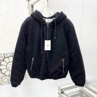 大人気！セリーヌ コットンフリース パーカー 本物 Ceg19425