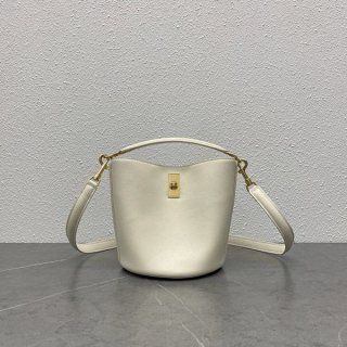 セリーヌ ティーン バケット16（セーズ） 本物 ホワイト Cec67351