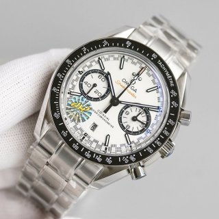 完売前に！オメガ スピードマスター 本物★レーシング マスター クロノメーター 44.25mm 329.30.44.51.04.001