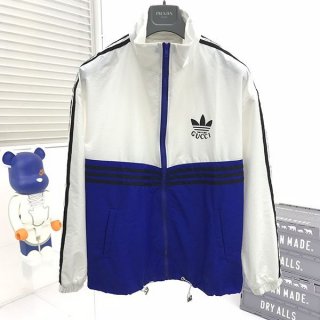 春夏新作【グッチ×adidas】コットン スウェットシャツ 本物 692107XJEKP9275