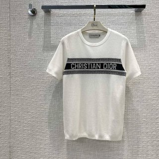 一目惚れディオール Tシャツ 本物 コットンジャージー dej65050
