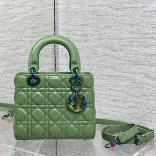 ☆超人気☆レディ ディオール 本物 LADYD-LITE ゴールドロゴミディアム dee13833
