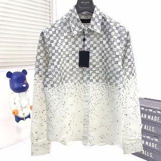 ★日本!!人気！ルイヴィトン シグニチャー レギュラー 長袖 シャツ 本物 vuw08898