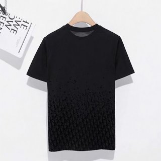 春夏新作 ディオール コットン 半袖Tシャツ 本物 dej91803