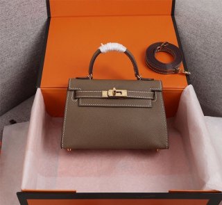 エルメス ケリーミニ2 カザック本物 エプソン ゴールド金具he216111