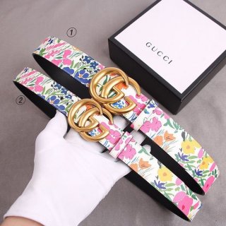 世界中で大人気グッチ GGプリントインターロッキングバックル付ベルト 本物 2サイズ gup58496