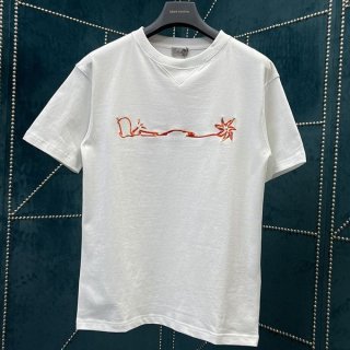 春夏新作 ディオール×CACTUS JACK★オーバーサイズ Tシャツ 本物 dey34755