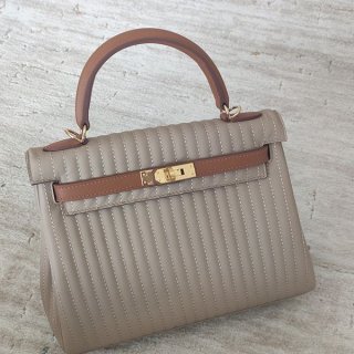 世界中で大人気エルメス ケリー Kelly25 本物 トリコカラー 外縫いセリエ ナタ erm15175