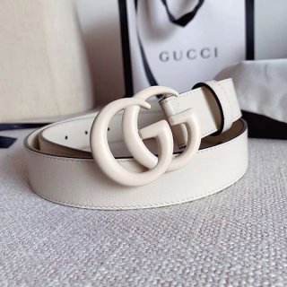 大人気!★グッチ★ダブルGバックル レザー ベルト 30mm 本物 guf06697
