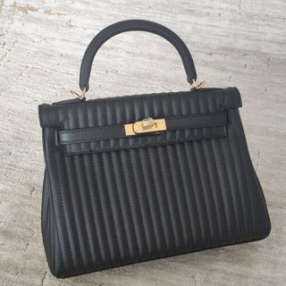 春もの新作エルメス ケリー 本物 Kelly25 トリコカラー 外縫いセリエ ナタ erj75765