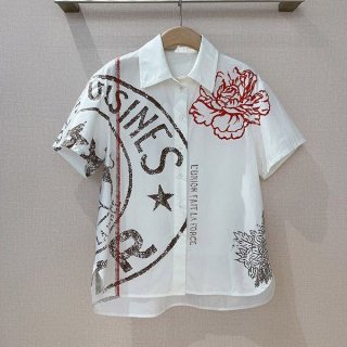 【日本未発売】ディオール ブラウス 本物 247B35A3126_X0815