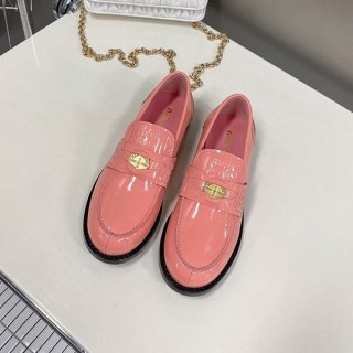 2022春夏 新作 ミュウミュウ ローファー 本物 可愛い myr28528