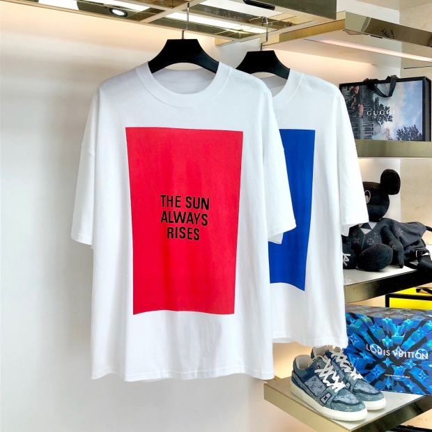 一目惚れジルサンダー Tシャツ 本物 ロゴ プリント コットン 送関込み 2色 Jib98301
