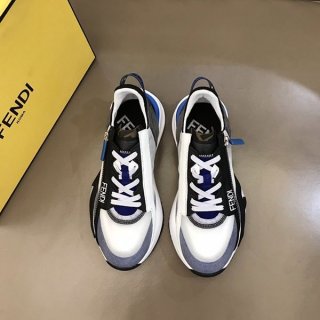 フェンディ フロー スエード ロートップ スニーカー 本物
