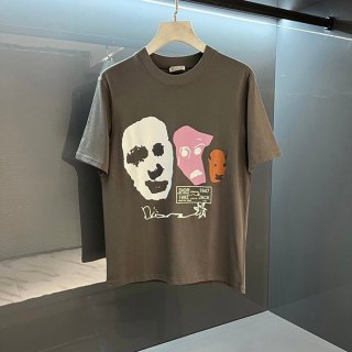 一目惚れカクタス ジャック ディオール 本物 オーバーサイズ Tシャツ 283J632I0752_C788