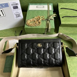 可愛いグッチ GG キルティングレザー ショルダーバッグ 本物 guu83306