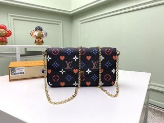 ルイヴィトン ショルダーバッグ 本物☆モノグラム ポシェット フェリシー ゲーム オン M80232