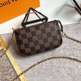 2020-21年秋冬 ルイヴィトン ショルダーバッグ 本物 エベヌ ダミエ ミニアクセソワール vuo13285 2020-21年秋冬 ルイヴィトン ショルダーバッグ 本物 エベヌ ダミエ ミニアクセソワール vuo13285