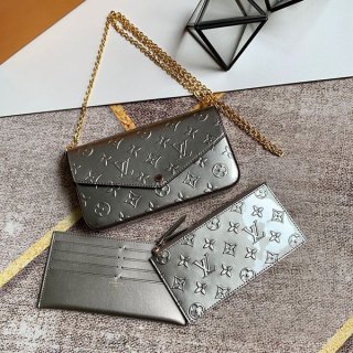 関税なし ルイヴィトン ショルダーバッグ 本物★モノグラム アンプラント★ポシェット フェリシー バッグ M68648