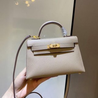 エルメス ケリーミニ2 カザック本物 エプソン シルバー金具he19019