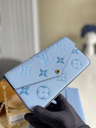 送料込 ルイヴィトン ショルダーバッグ 本物 ミニバッグ モノグラム アンプラント☆新作 チェーンウォレット vuf28123