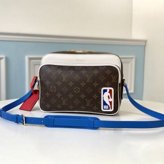 希少色ルイヴィトン x NBA コラボ NIL メッセンジャー 本物 ショルダーバッグ★モノグラム M85143