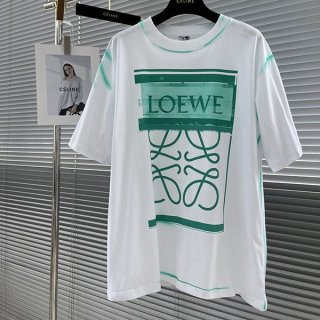 国内即発ロエベ アナグラム フォトコピー Tシャツ 本物ロゴ大☆ H526Y22X27