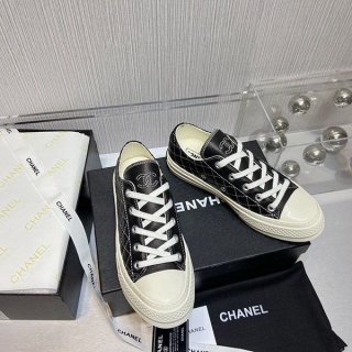 累積売上総額第１位！シャネル コンバース 本物 コラボ スニーカー shl48555