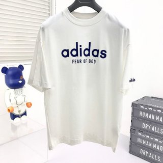 アディダス×Fear of God Tシャツ 本物 オーバーサイズ fiz22790