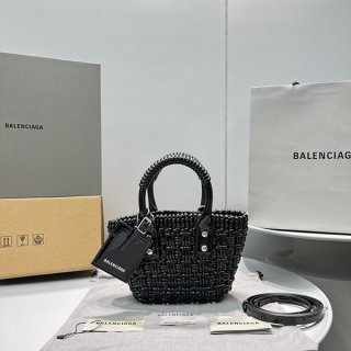 大人気！バレンシアガ ビストロ XXS 本物 ストラップ付きバスケット 6780282IE2Y1000