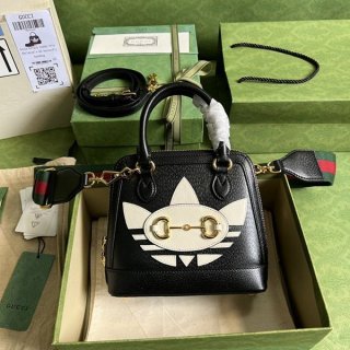 話題コラボ アディダス×グッチ 本物 ホースビット1955 ミニバッグ 677212U3ZDG8726 677212U3ZDG8726